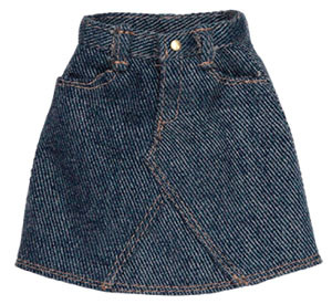 Middle Denim Skirt (Indigo), Azone, Accessories, 1/6, 4582119981167
